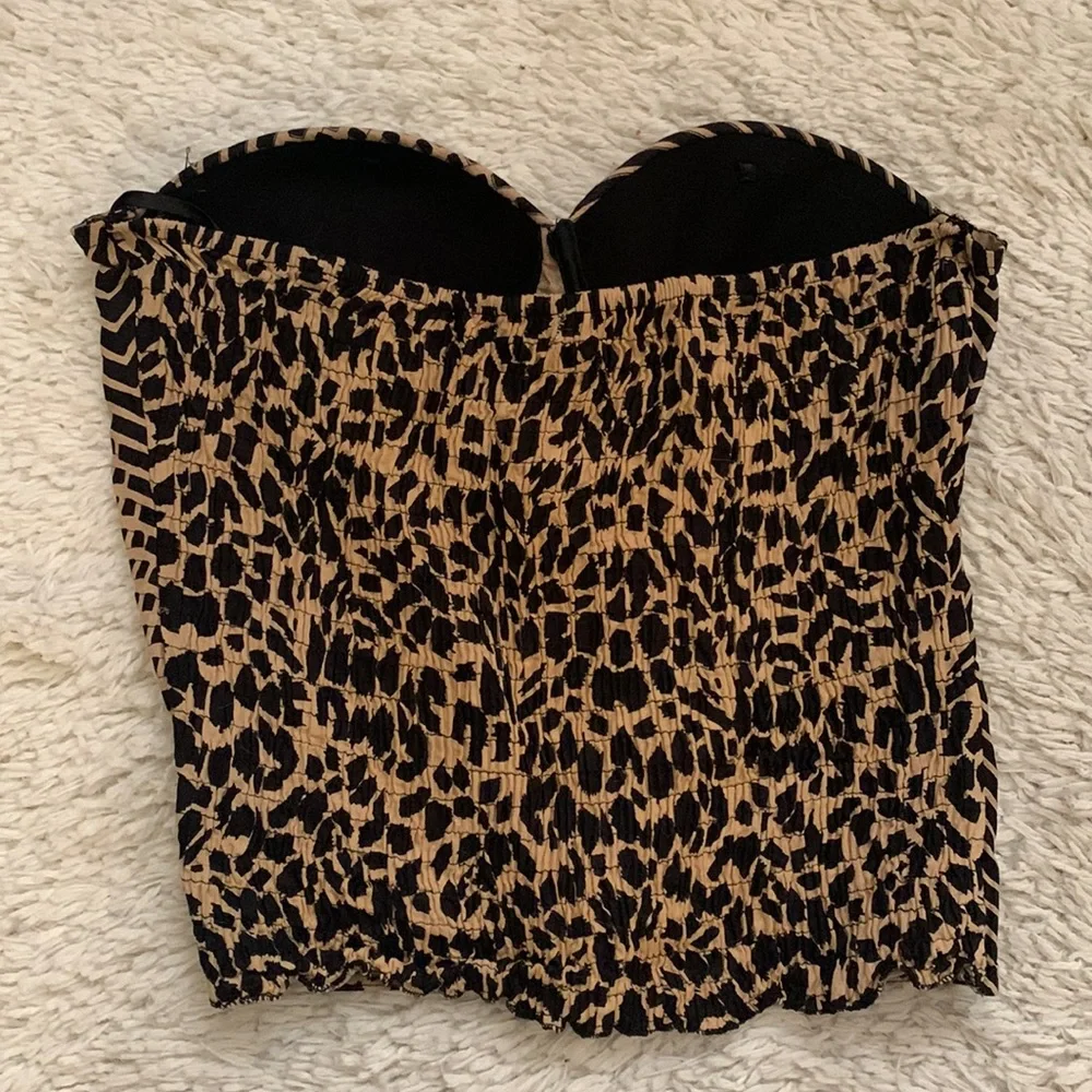 Y2K Leopard Bustier - Picture 2 of 2